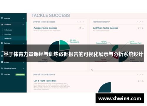 基于体育力量课程与训练数据报告的可视化展示与分析系统设计
